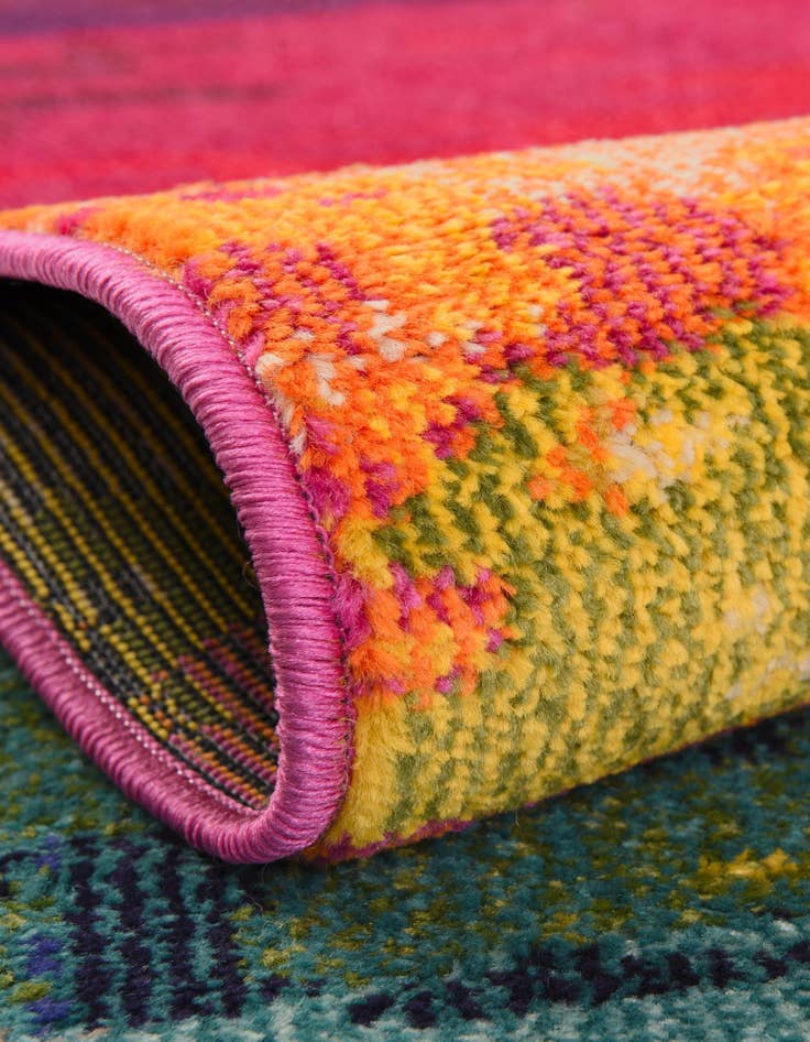 Detail image of  10' 6 x 16' 5  Washable Hyacinth Rug