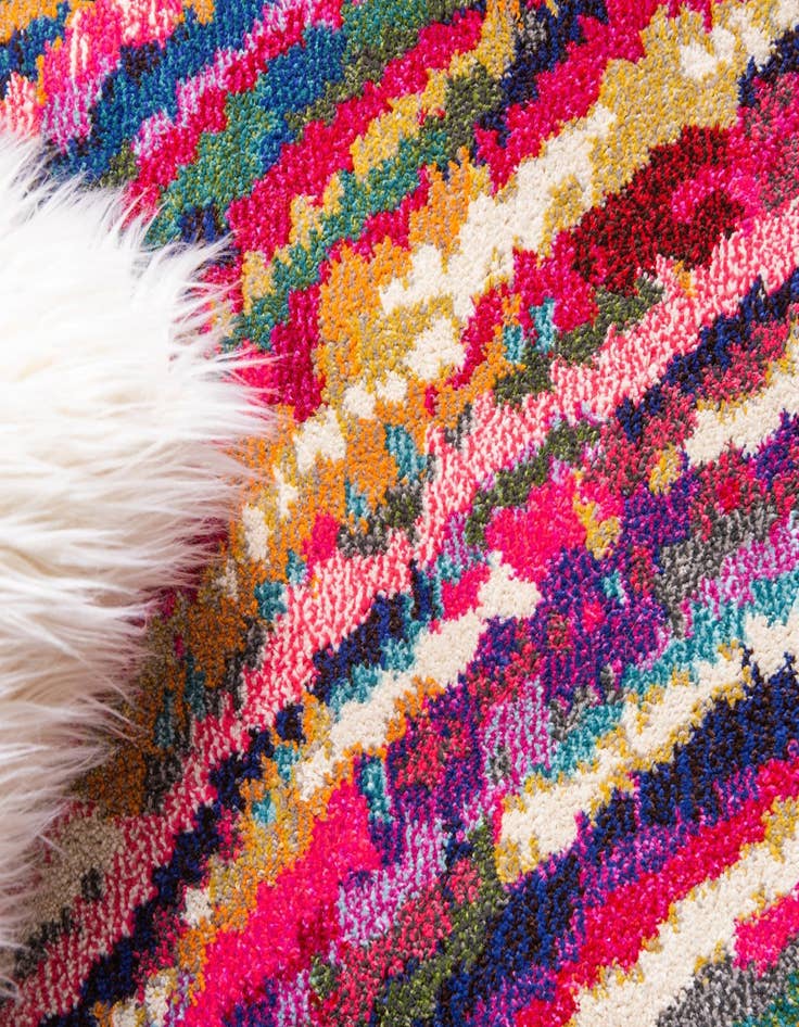 Detail image of  7' x 10'  Washable Hyacinth Rug