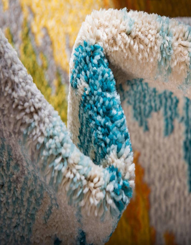 Detail image of  7' x 10'  Washable Hyacinth Rug