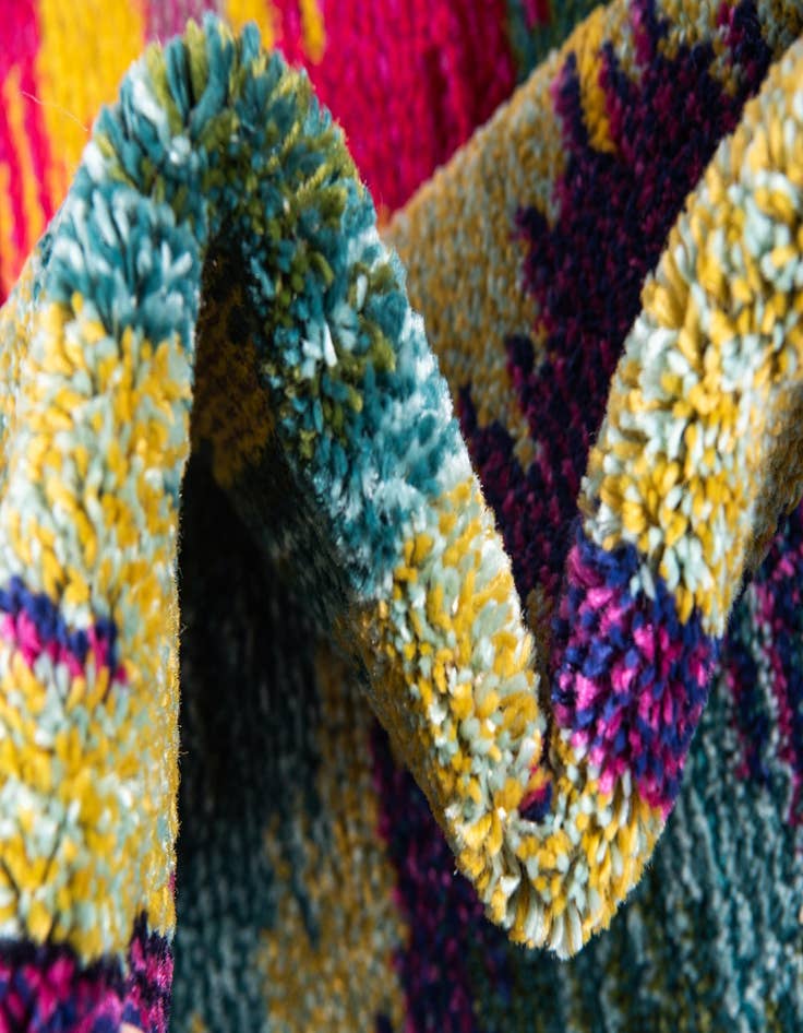 Detail image of  3' 3 x 5' 3  Washable Hyacinth Rug