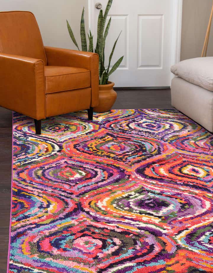Multicolor 5' x 8' Hyacinth Rug | Rugs.com
