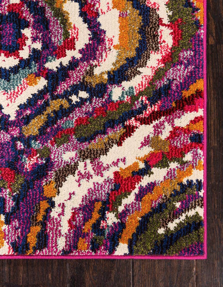 Detail image of  6' x 9'  Washable Hyacinth Rug