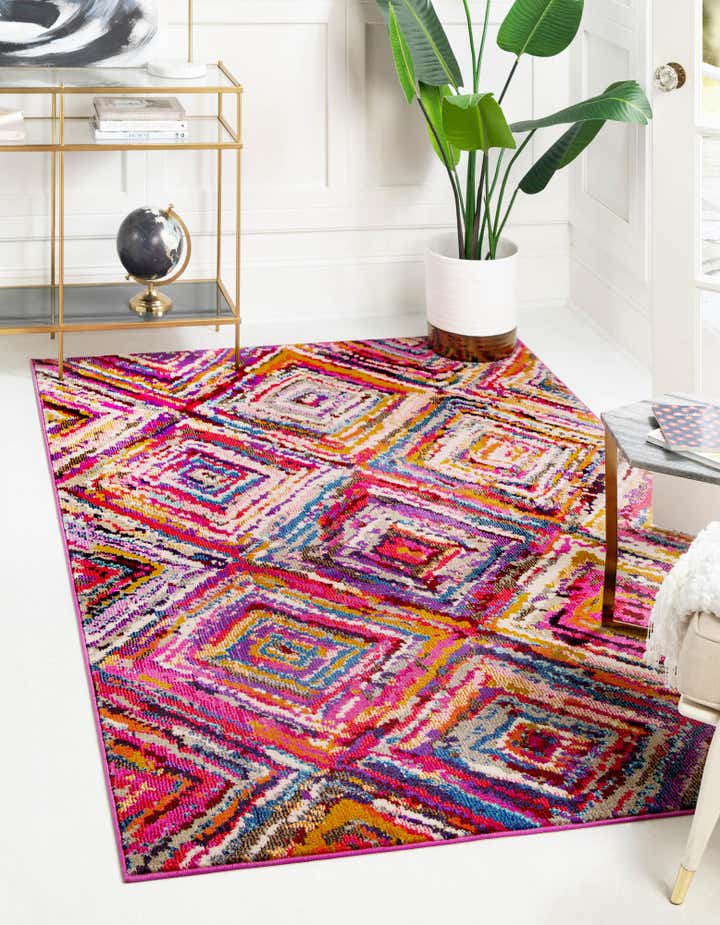 Multicolor 3' 3 x 5' 3 Washable Hyacinth Rug | Rugs.com