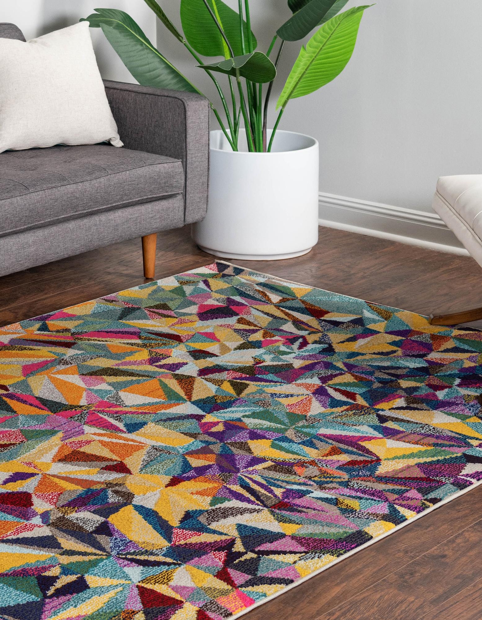 Multicolor 8' x 10' Hyacinth Rug | Rugs.com