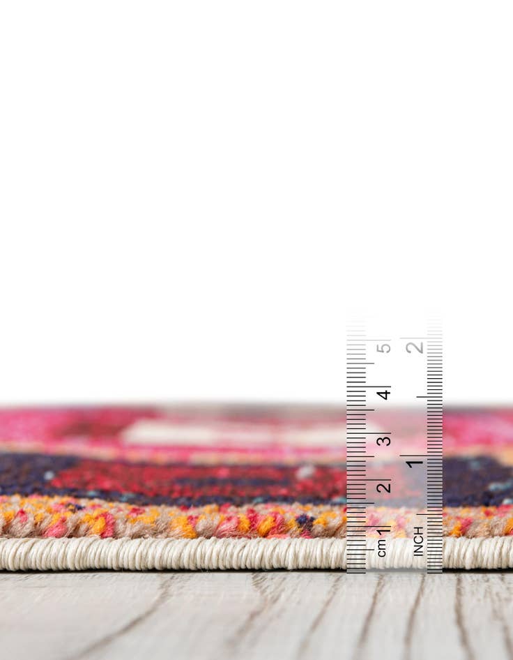 Detail image of  5' x 8'  Washable Hyacinth Rug