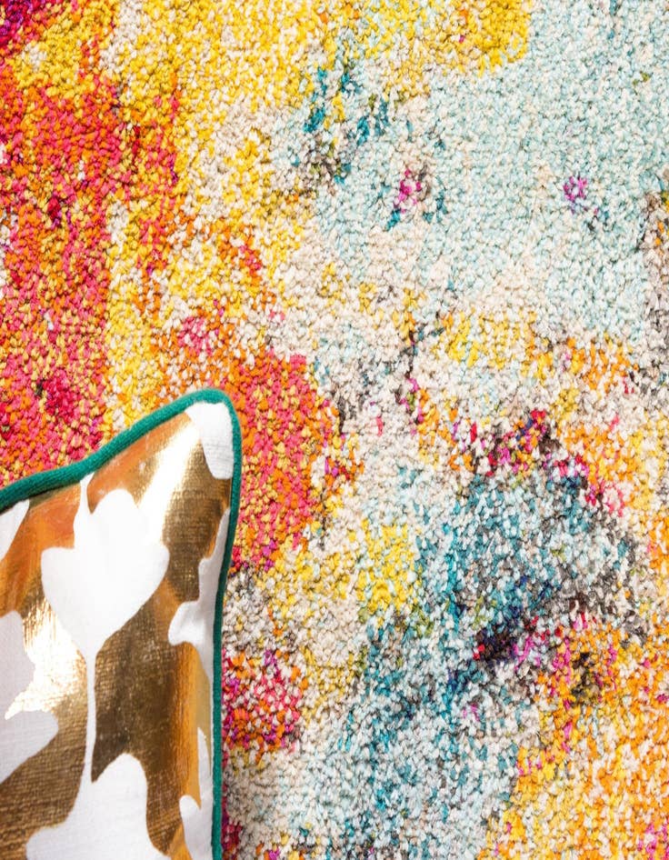 Detail image of  10' 6 x 16' 5  Washable Hyacinth Rug