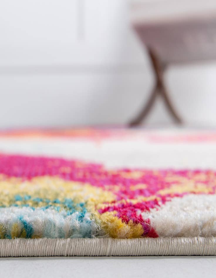 Detail image of  7' x 10'  Washable Hyacinth Rug