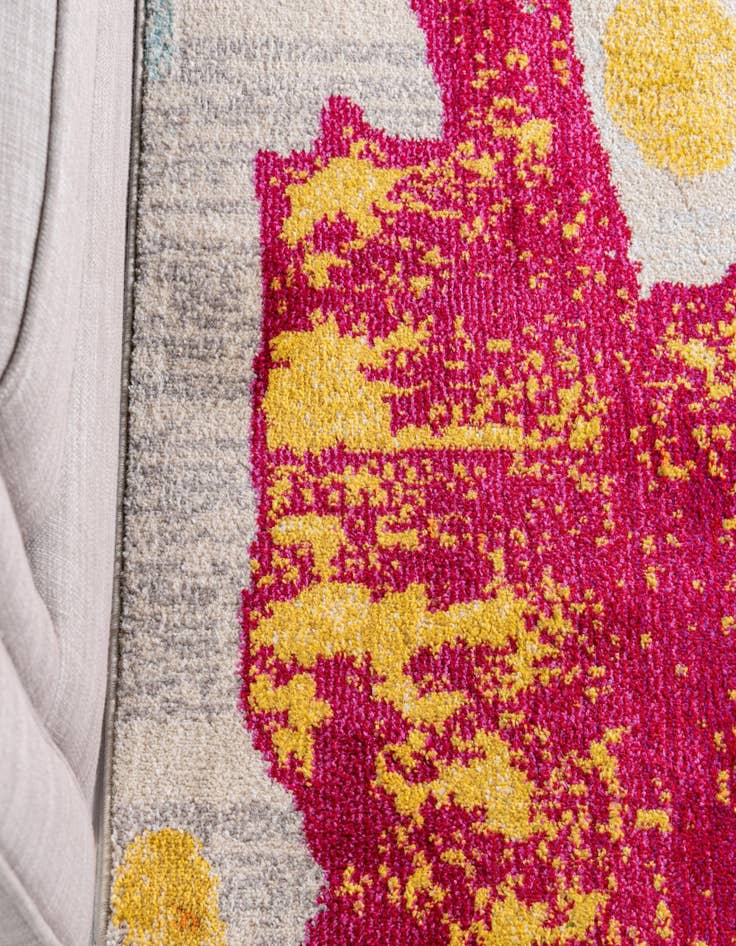Detail image of  7' x 10'  Washable Hyacinth Rug