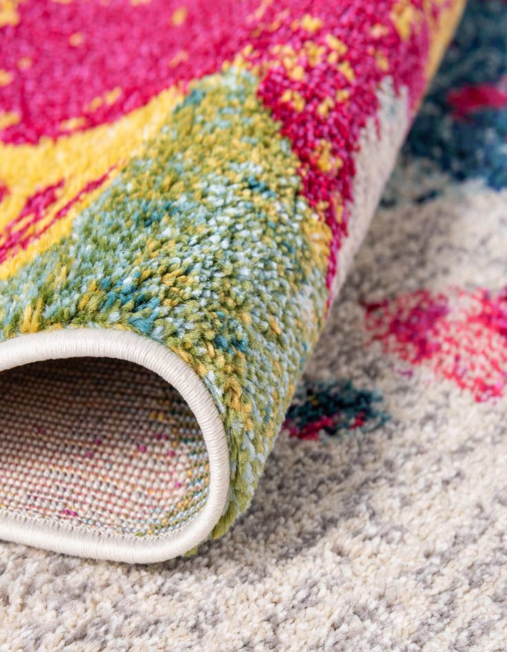 Detail image of  7' x 10'  Washable Hyacinth Rug