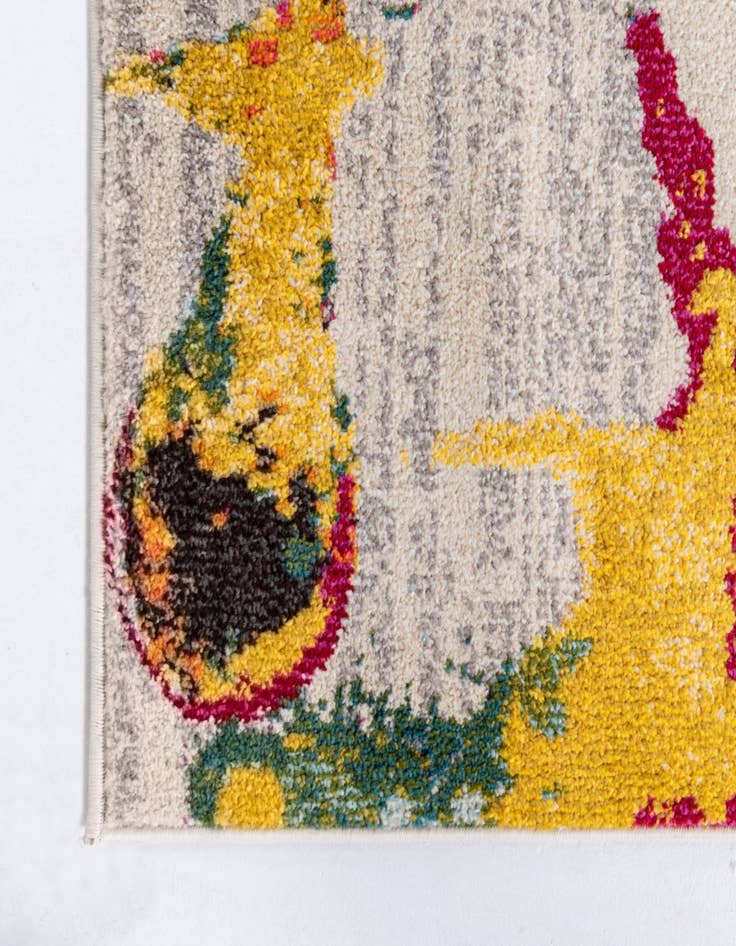 Detail image of  7' x 10'  Washable Hyacinth Rug