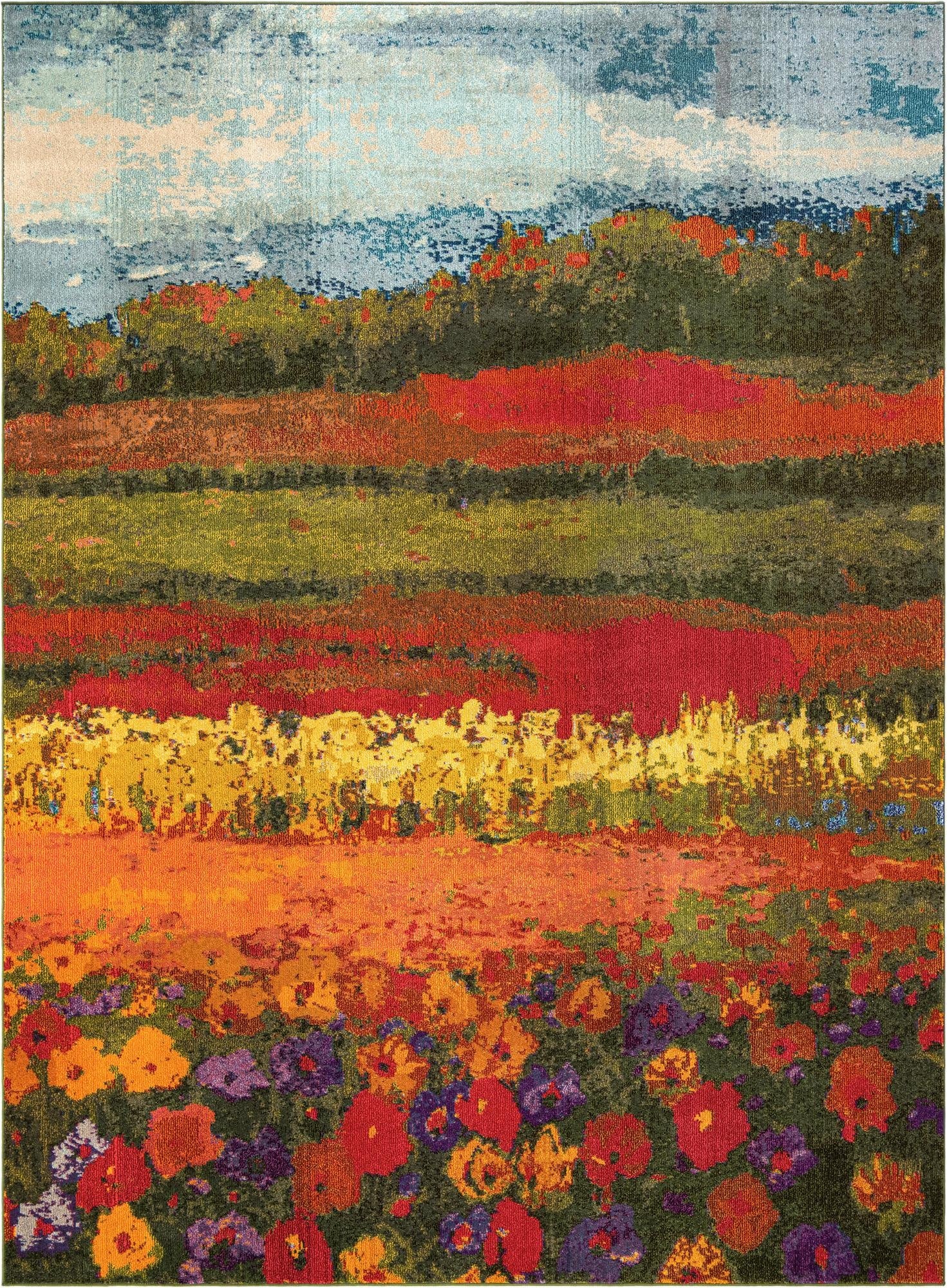  9' x 12' 2  Washable Hyacinth Rug