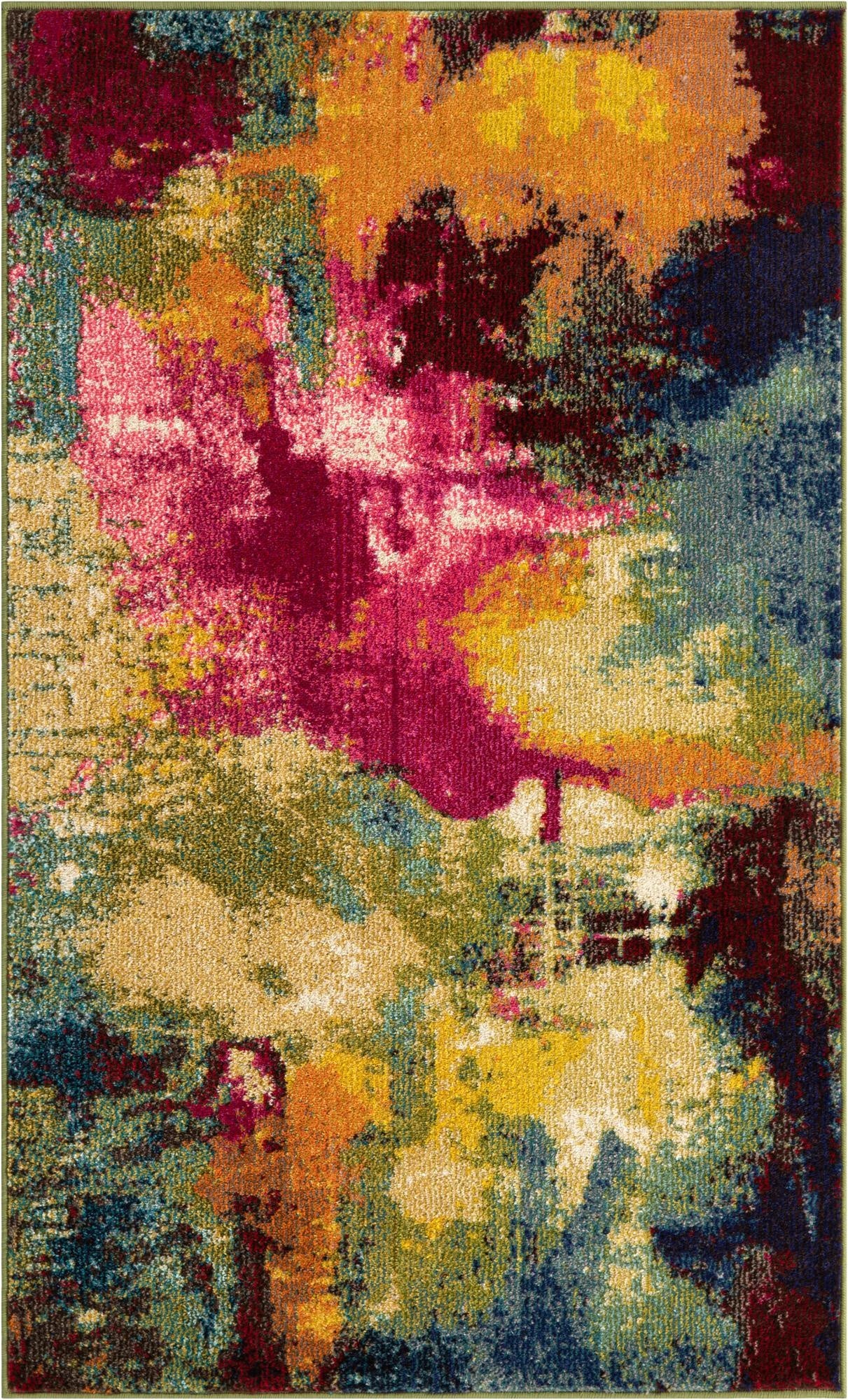  3' 3 x 5' 3  Washable Hyacinth Rug