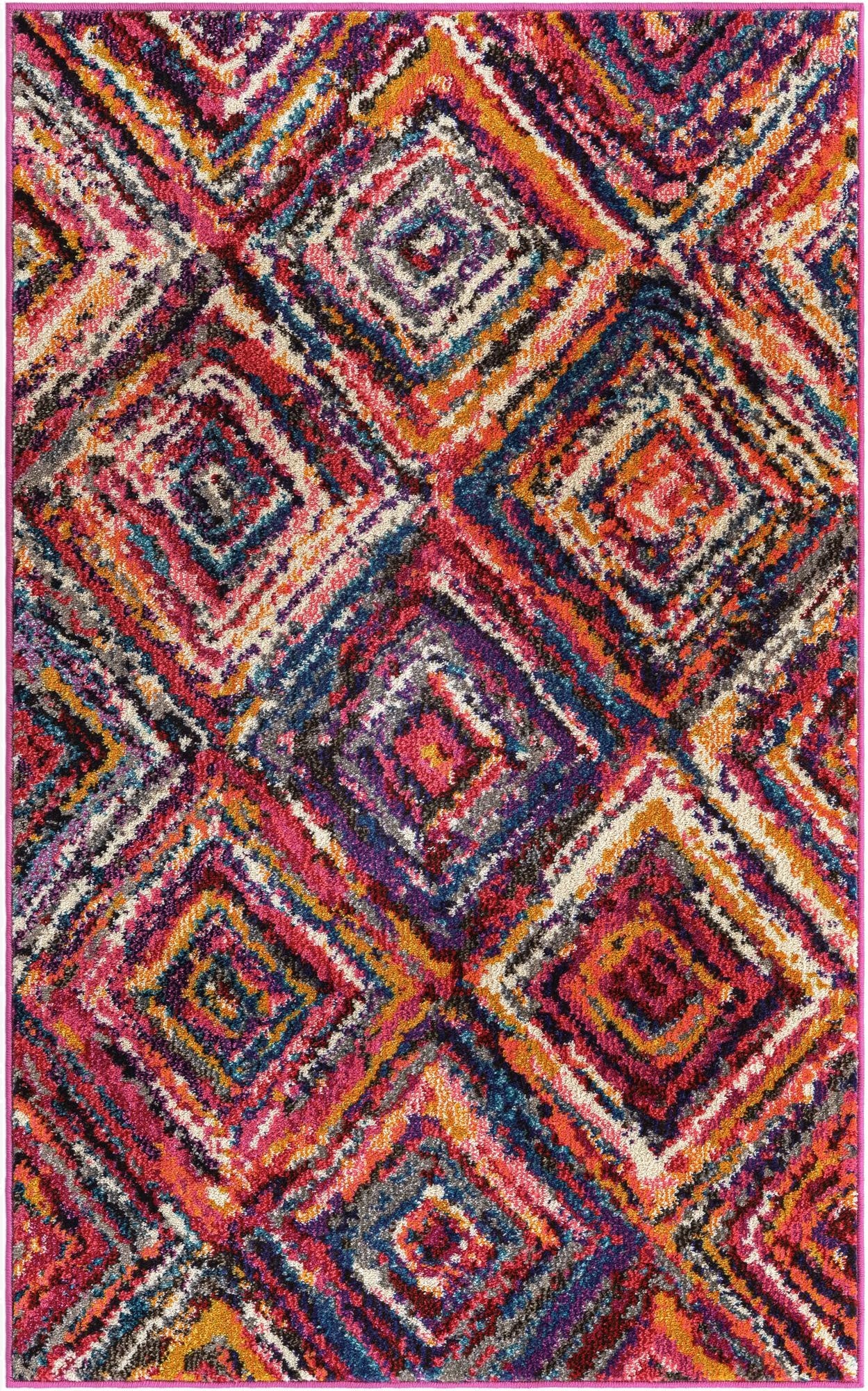  3' 3 x 5' 3  Washable Hyacinth Rug