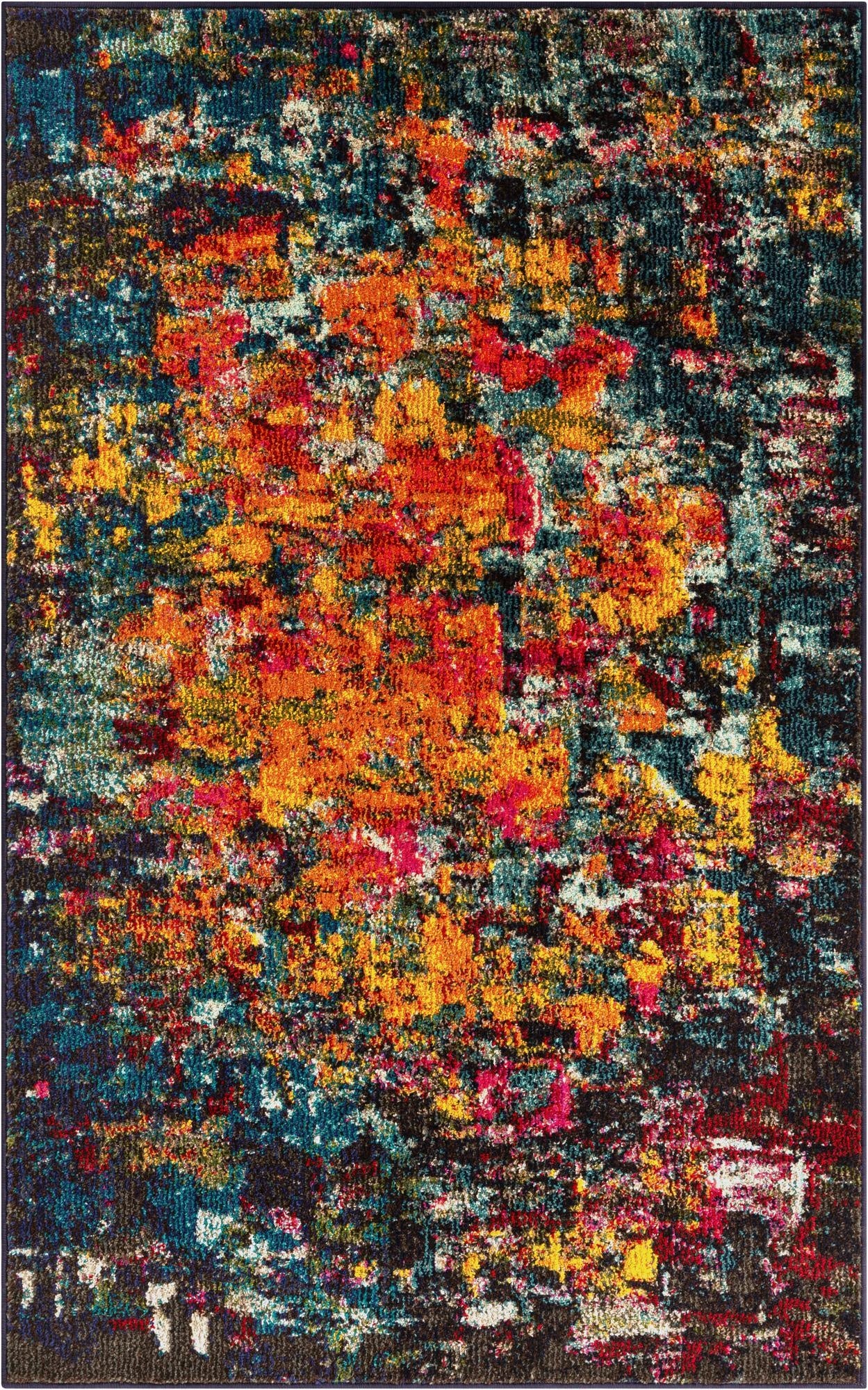  3' 3 x 5' 3  Washable Hyacinth Rug