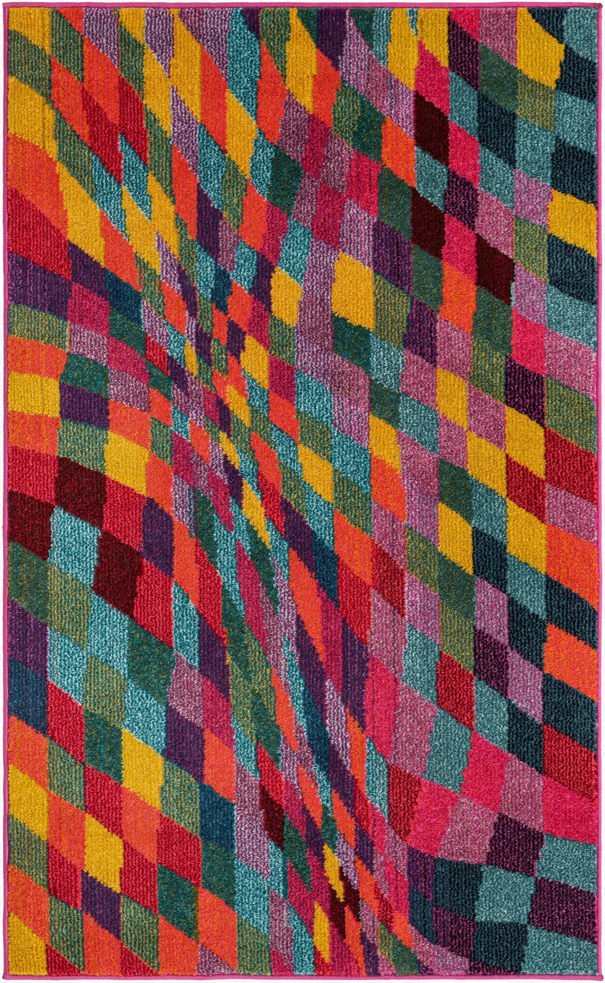  3' 3 x 5' 3  Washable Hyacinth Rug