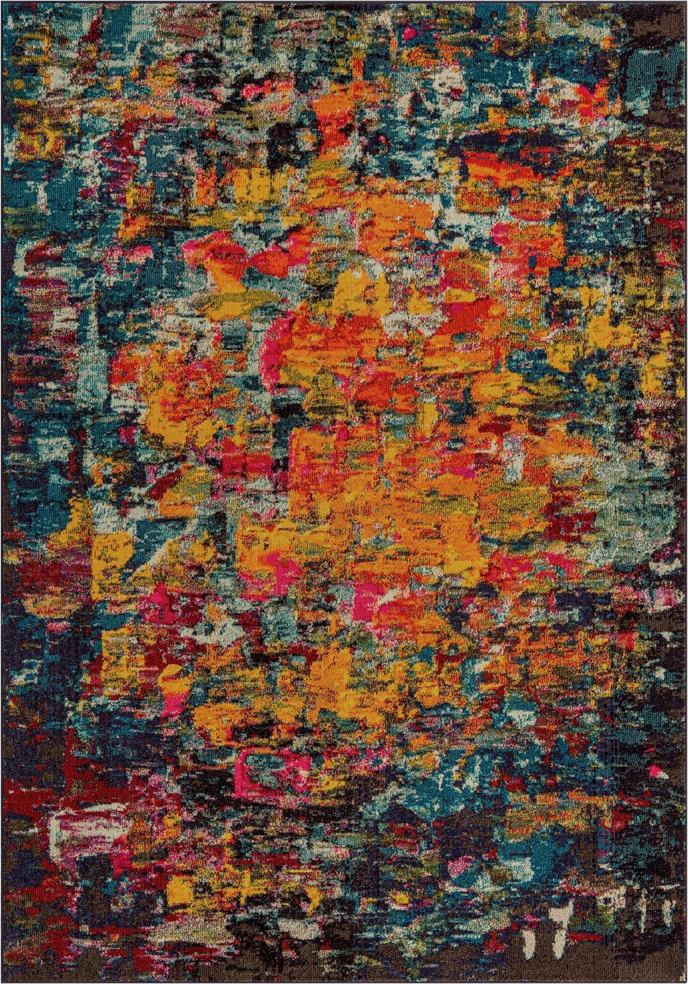  7' x 10'  Washable Hyacinth Rug