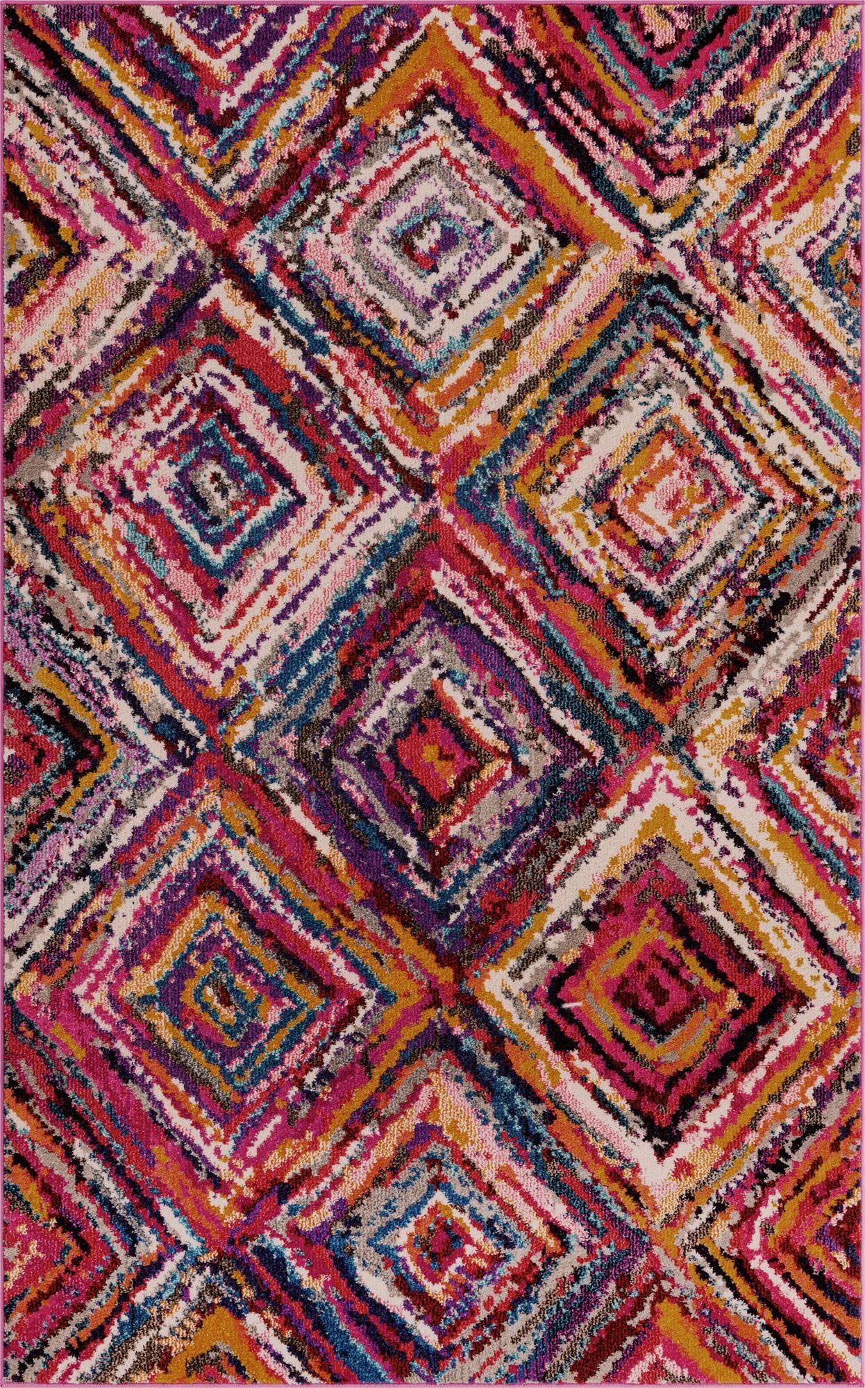  5' x 8'  Washable Hyacinth Rug