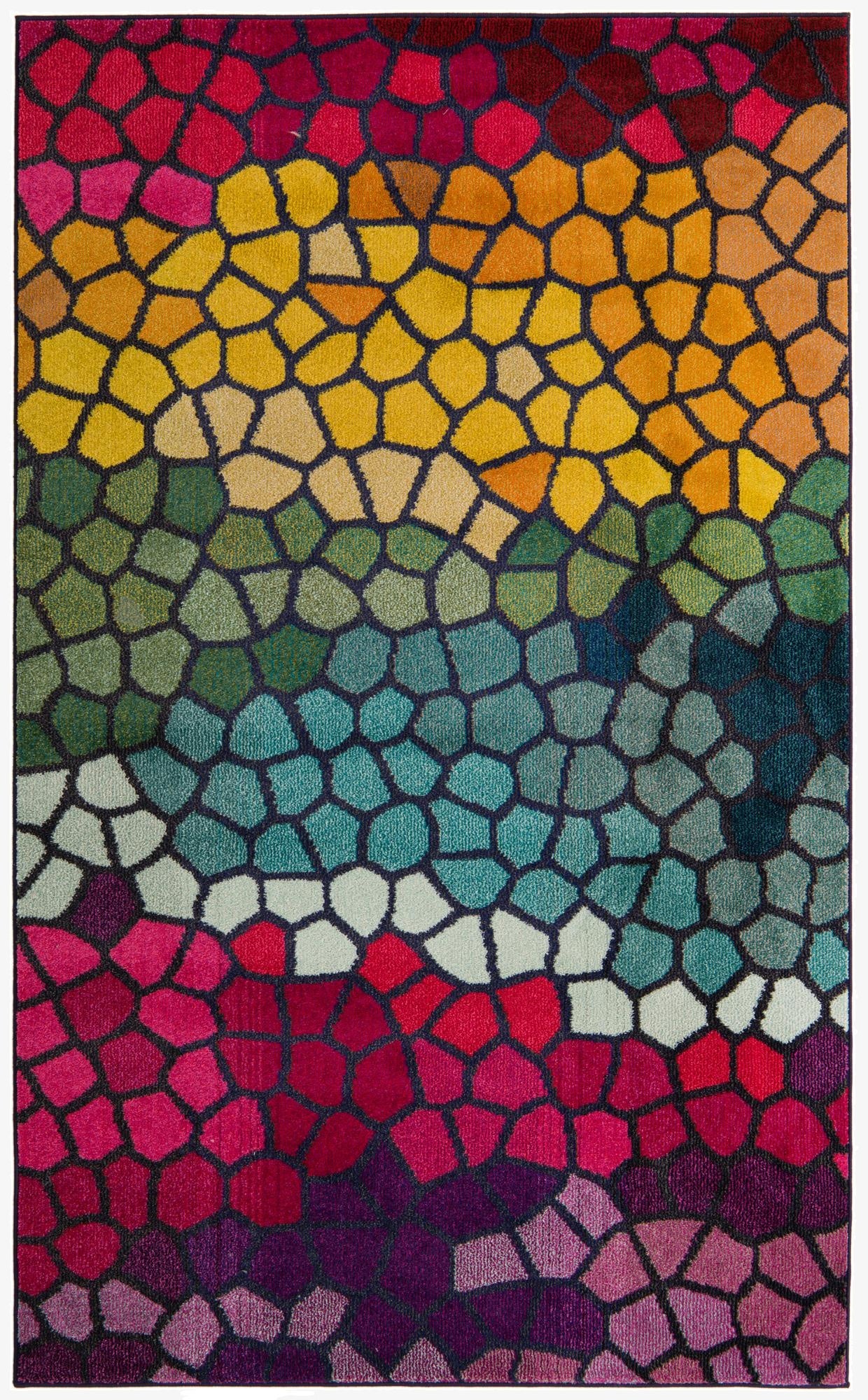  5' x 8'  Washable Hyacinth Rug