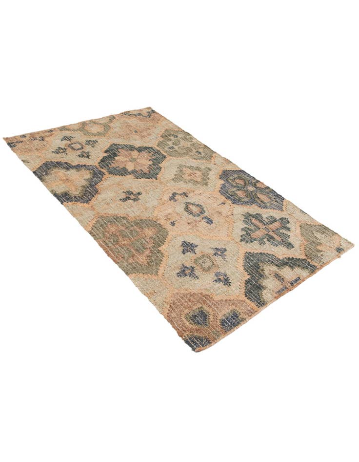 Detail image of  3' 2 x 5' 1  Hand Woven Kala Handwoven Jute Rug