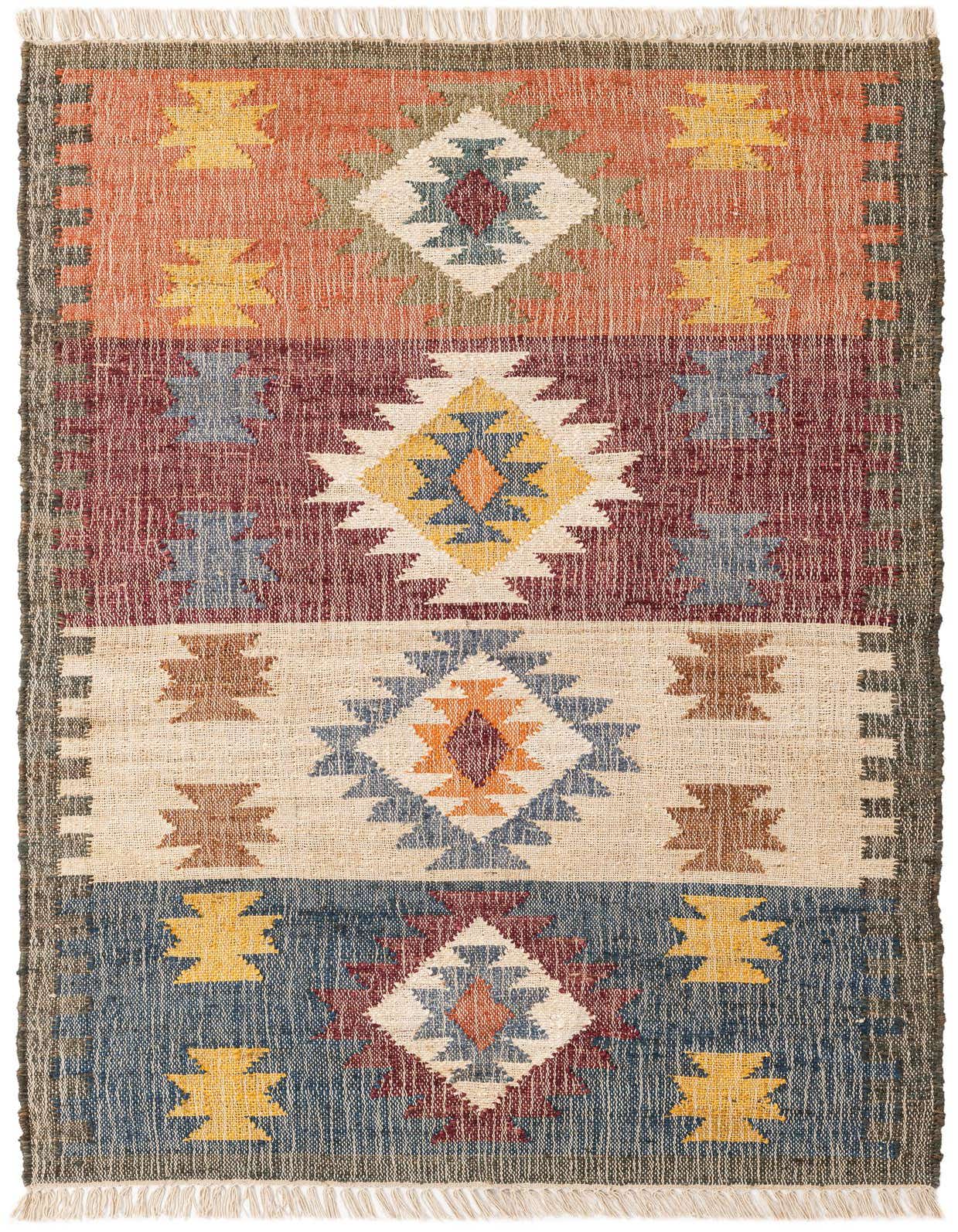 Primary image  4' 2 x 6' 3  Hand Woven Kala Handwoven Jute Rug