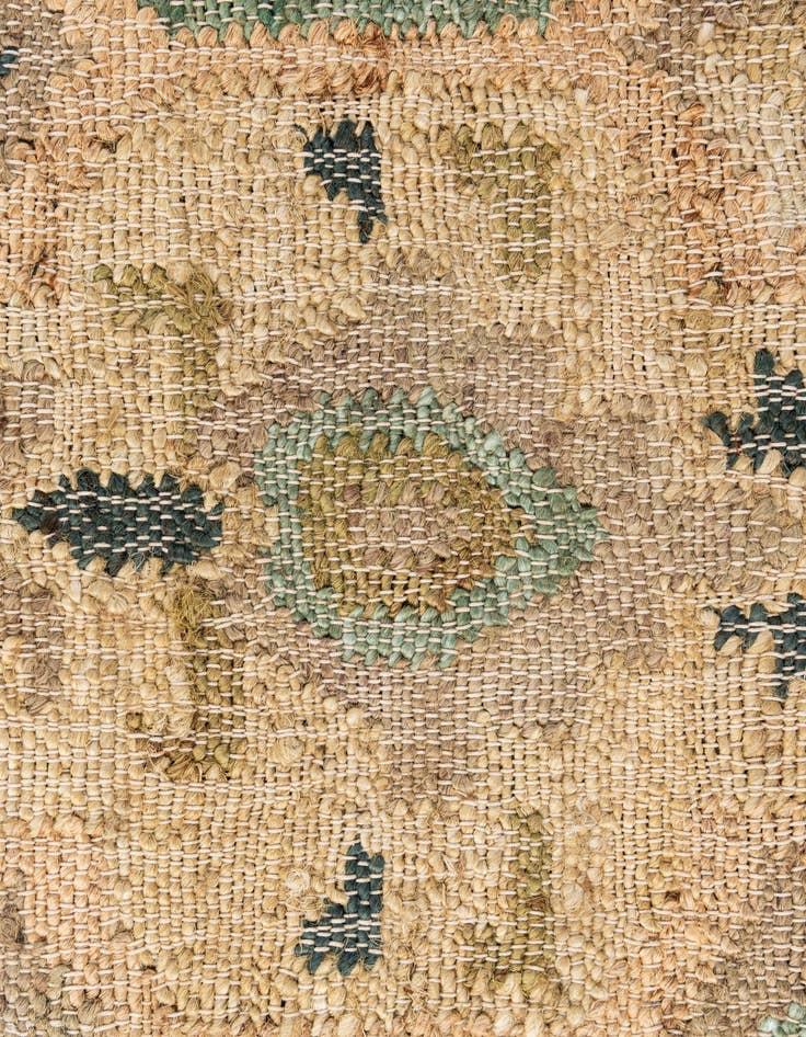 Detail image of  4' 1 x 6' 1  Hand Woven Kala Handwoven Jute Rug