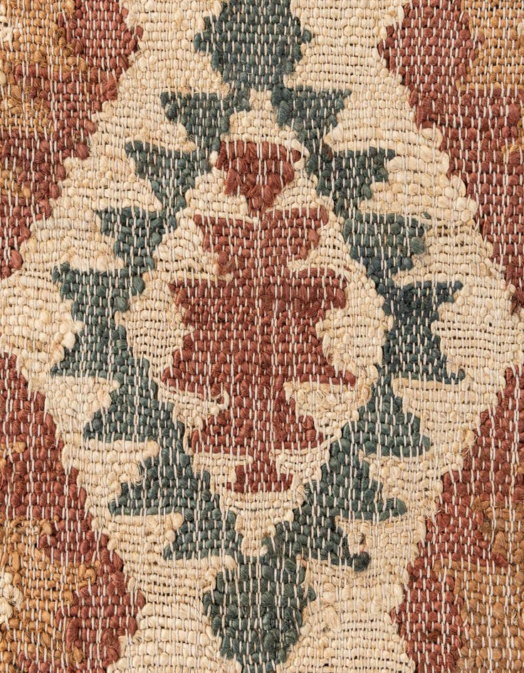 Detail image of  3' 4 x 5' 1  Hand Woven Kala Handwoven Jute Rug