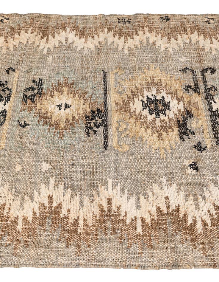 Detail image of  4' 4 x 6'  Hand Woven Kala Handwoven Jute Rug