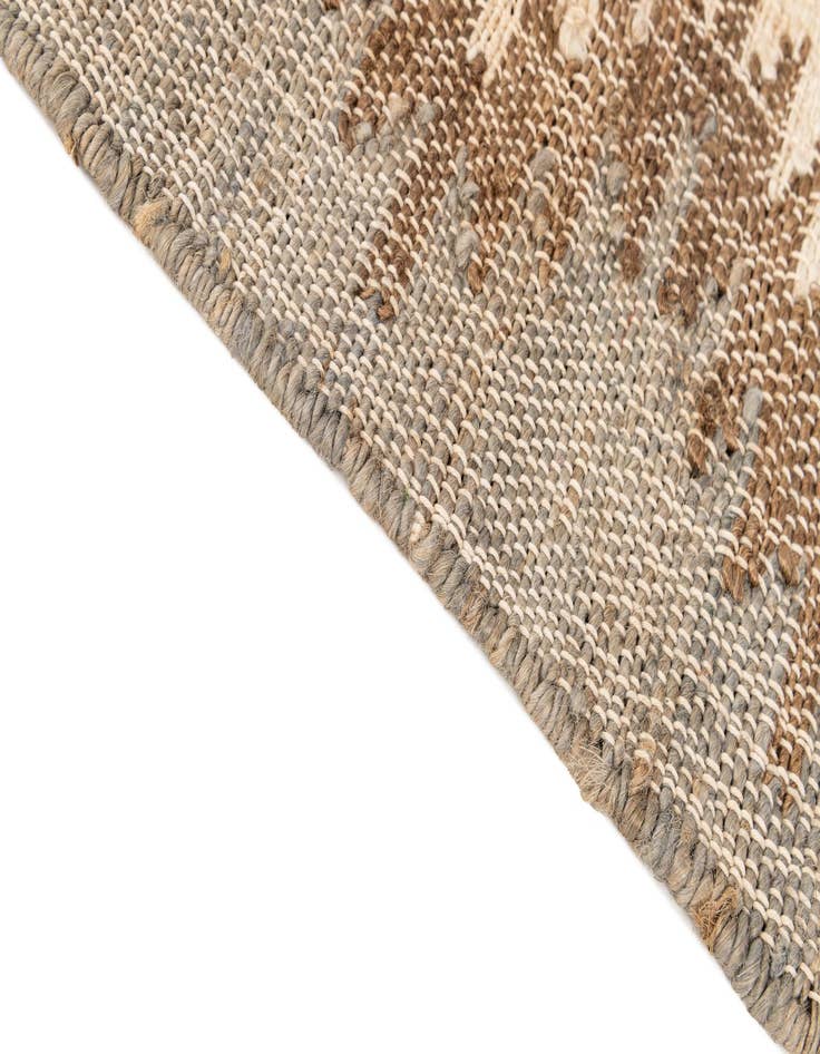 Detail image of  4' 4 x 6'  Hand Woven Kala Handwoven Jute Rug