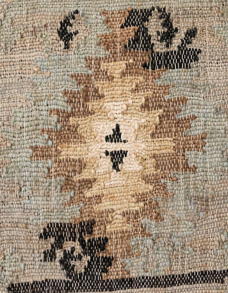 Detail image of  4' 4 x 6'  Hand Woven Kala Handwoven Jute Rug
