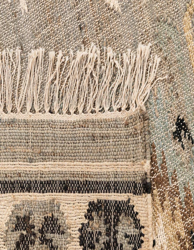 Detail image of  4' 4 x 6'  Hand Woven Kala Handwoven Jute Rug