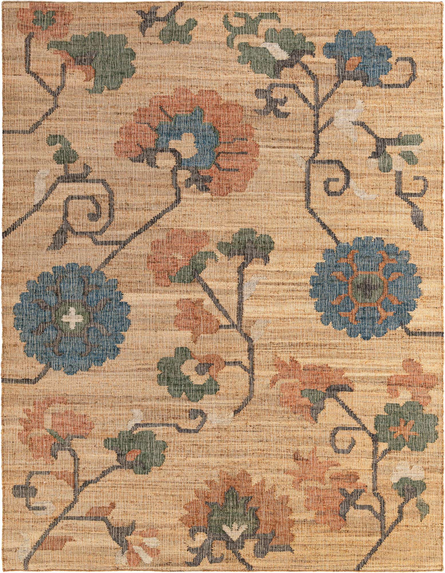 Primary image  7' 10 x 10'  Hand Woven Kala Handwoven Jute Rug