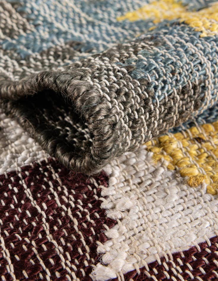 Detail image of  4' 1 x 6' 1  Hand Woven Kala Handwoven Jute Rug