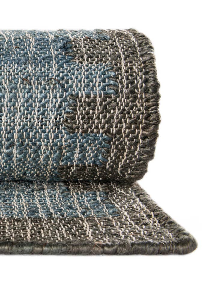 Detail image of  4' 1 x 6' 1  Hand Woven Kala Handwoven Jute Rug