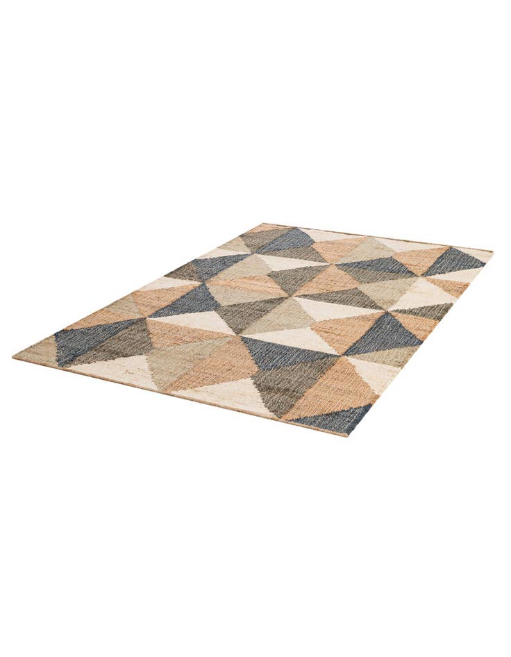 Detail image of  4' 1 x 6' 1  Hand Woven Kala Handwoven Jute Rug