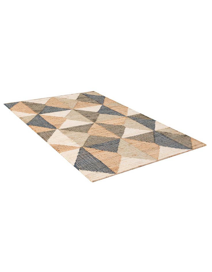 Detail image of  4' 1 x 6' 1  Hand Woven Kala Handwoven Jute Rug