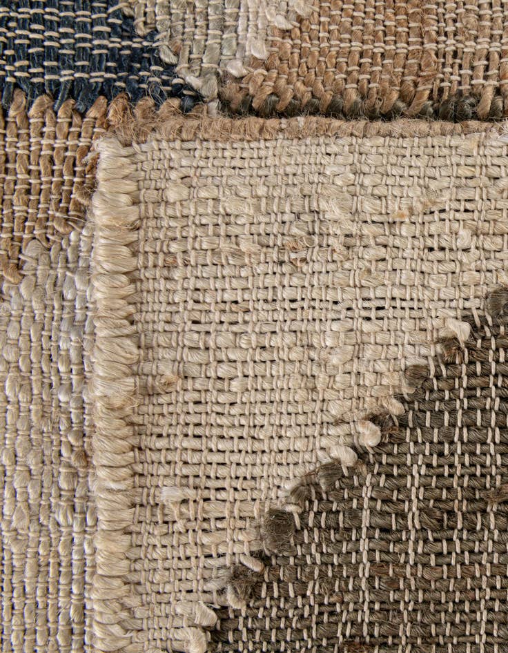 Detail image of  5' 1 x 8'  Hand Woven Kala Handwoven Jute Rug