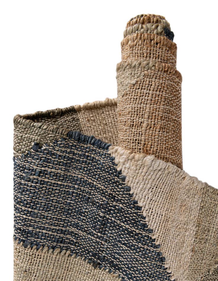 Detail image of  5' 1 x 8'  Hand Woven Kala Handwoven Jute Rug