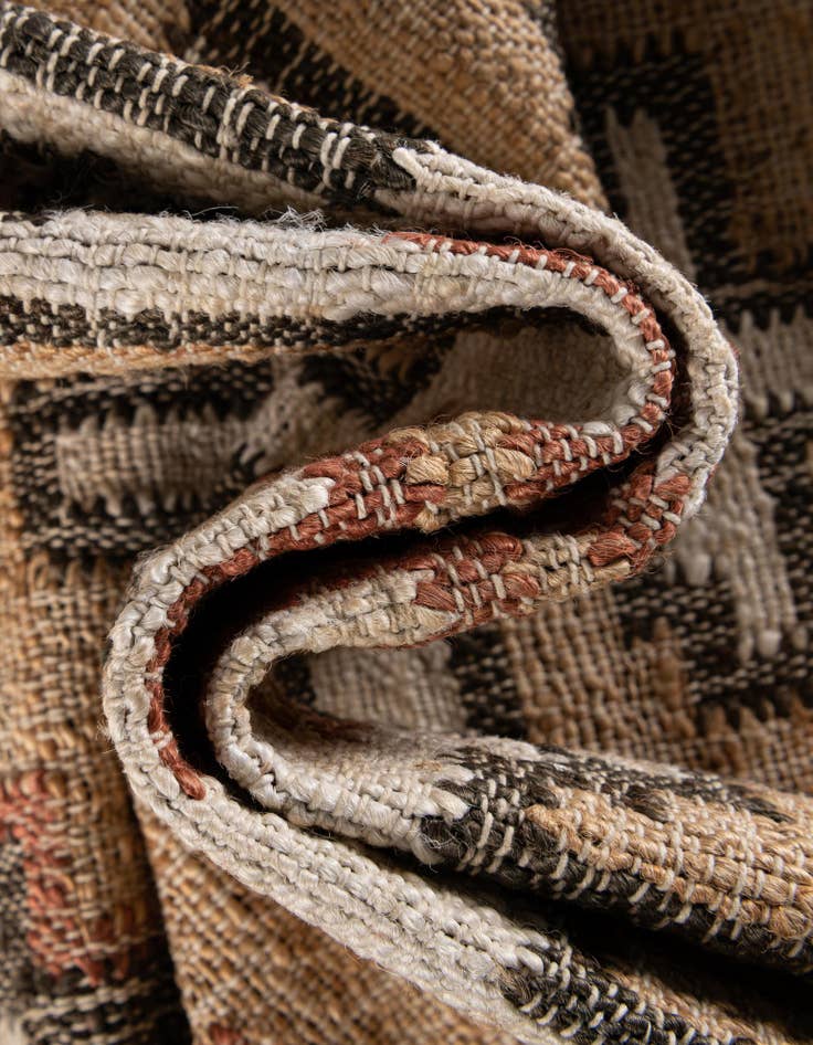Detail image of  9' x 12'  Hand Woven Kala Handwoven Jute Rug
