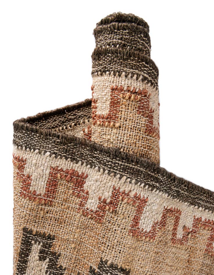 Detail image of  9' x 12'  Hand Woven Kala Handwoven Jute Rug