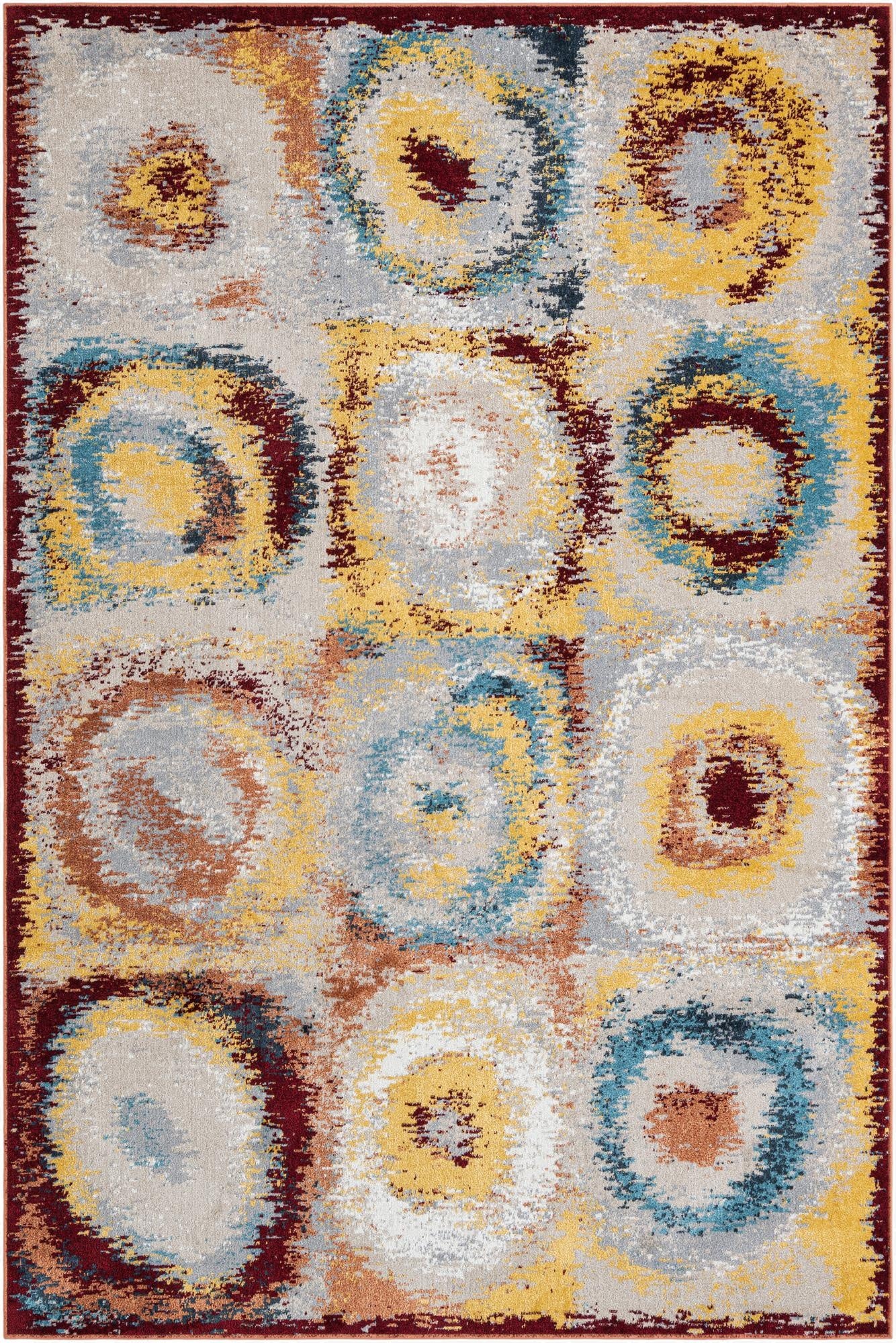  6' 1 x 9' Kamala Washable Rug