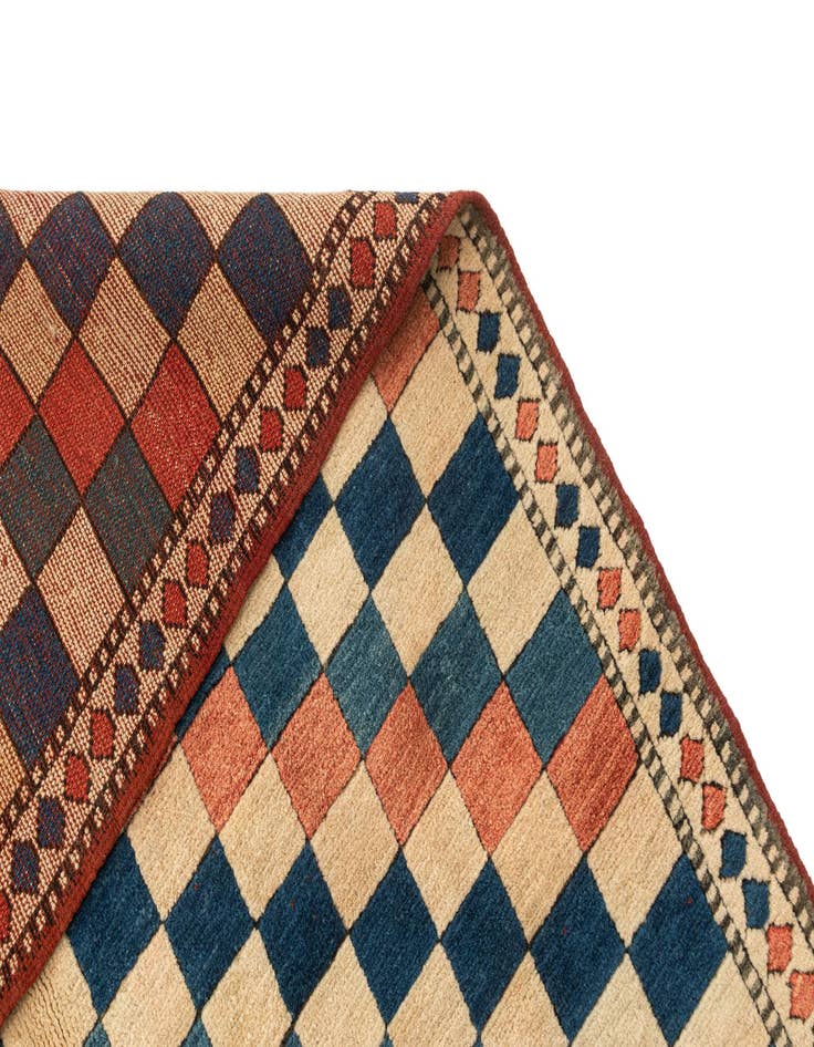 Detail image of  4' 4 x 7' 4  Hand Knotted Kars Wool Rug