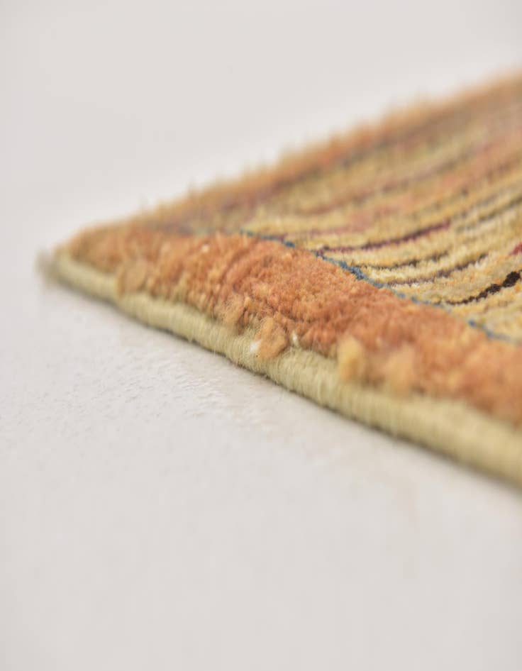 Detail image of  6' 6 x 9' 6  Hand Knotted Kashkuli Gabbeh Wool Rug