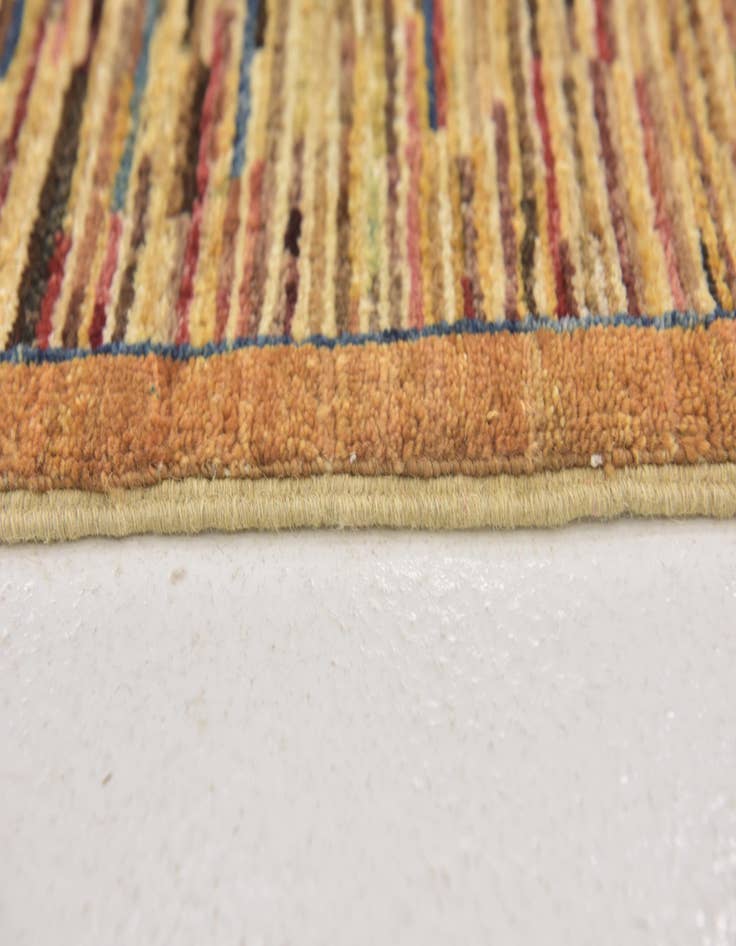 Detail image of  6' 6 x 9' 6  Hand Knotted Kashkuli Gabbeh Wool Rug