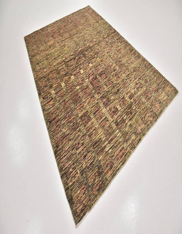 Detail image of  6' 8 x 9' 3  Hand Knotted Kashkuli Gabbeh Wool Rug