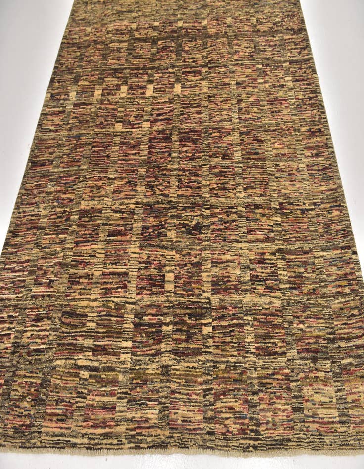 Detail image of  6' 8 x 9' 3  Hand Knotted Kashkuli Gabbeh Wool Rug