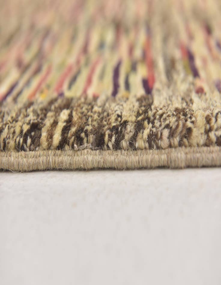 Detail image of  6' 8 x 9' 3  Hand Knotted Kashkuli Gabbeh Wool Rug