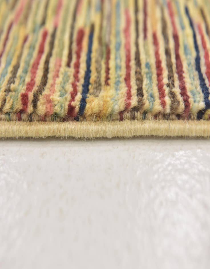 Detail image of  6' x 9' 4  Hand Knotted Kashkuli Gabbeh Wool Rug