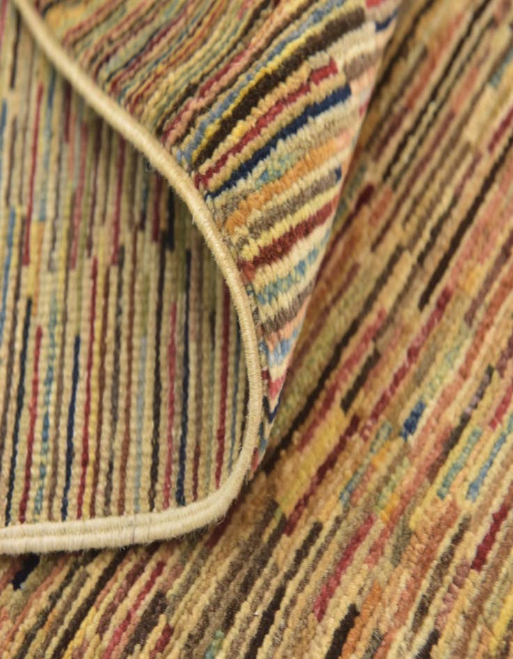 Detail image of  6' x 9' 4  Hand Knotted Kashkuli Gabbeh Wool Rug