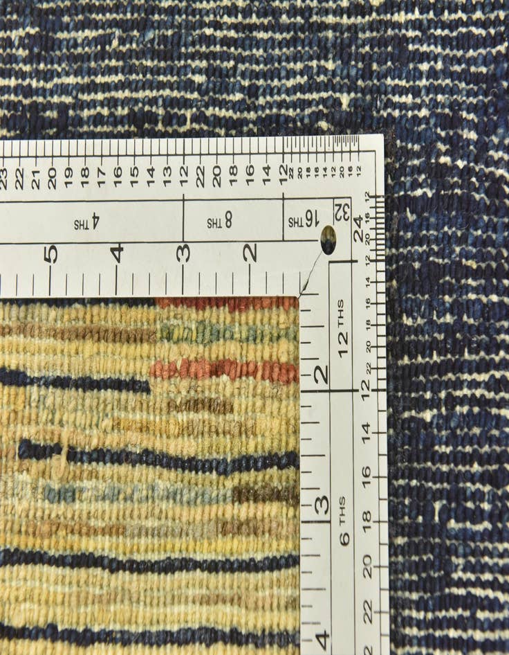 Detail image of  6' 8 x 9' 6  Hand Knotted Kashkuli Gabbeh Wool Rug