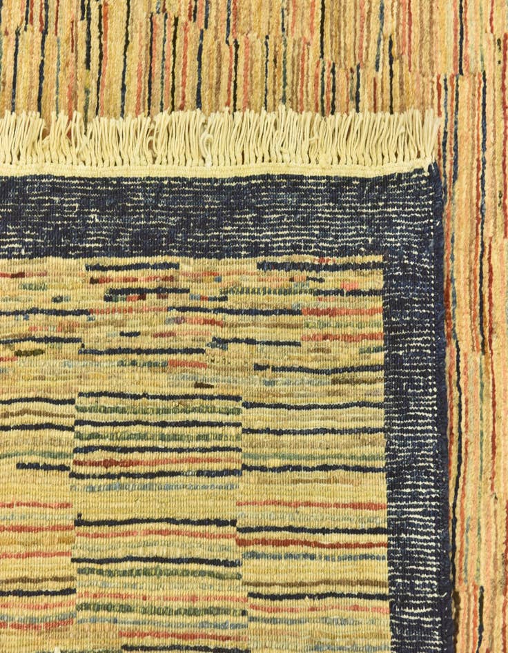 Detail image of  6' 8 x 9' 6  Hand Knotted Kashkuli Gabbeh Wool Rug